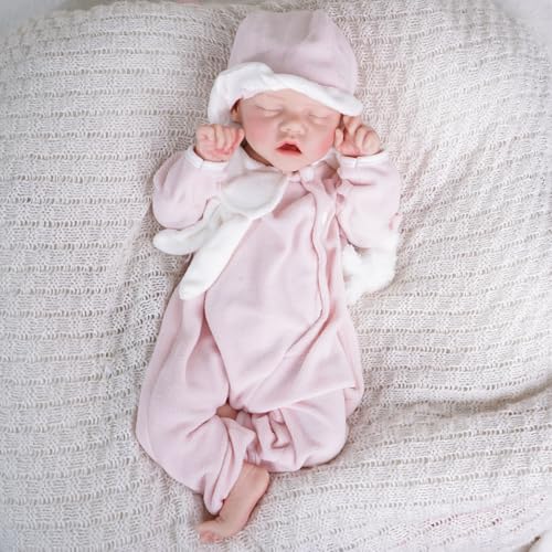 Lifelike Reborn Baby Dolls Boy - 18-Inch Baby Soft Body Realistic-Newborn Baby Doll Full Silicone Baby Dolls with Toy & Gift Box for Kids
